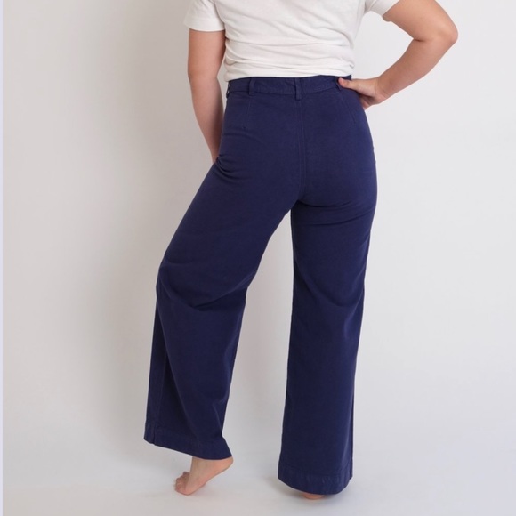 Jesse Kamm sailor pants in Midnight Blue size S (old size = 2/4) hemmed - Picture 5 of 5